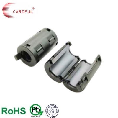 주문 사용자 정의 SCRC / SCNF 유형 RFI EMI 페리트 코어 플라스틱 셸 클립 소음 3.5mm-13mm 케이블 온라인 제조