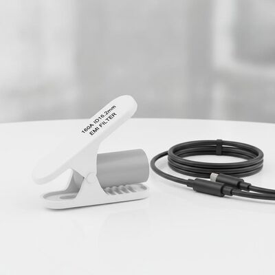 kupować 160A ID16.2mm Hurtownia Klipsowy Rdzeń Ferrytowy Filtr EMI - Tłumik Szumów Zamykany na zatrzask do Kabli Zasilających Ładowarek i Kabli Danych produkcja online