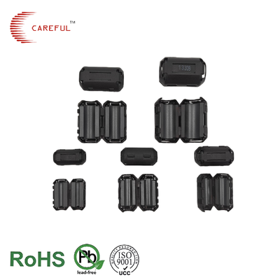 Careful SCRC Multi-Parameter Snap Ferrite Kit 3-13mm ID for 1-300MHz EMI Filtering Thick PP Box RoHS REACH
