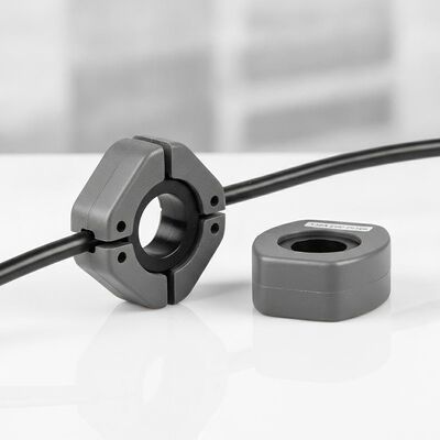 130A Factory Snap on Ferrite Core Anti-EMI Interference Clamp Ferrite Magnetic Ring EMC Filter for Electronic Wire Cord ID13mm