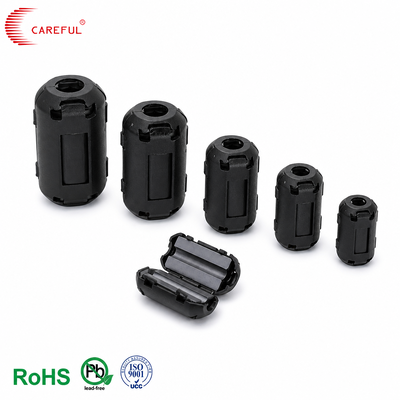 NiZn Snap on Ferrite Core RH Series Clip on Ferrite Bead EMI RFI Noise Suppression For Cable Filter RoHS Compliant